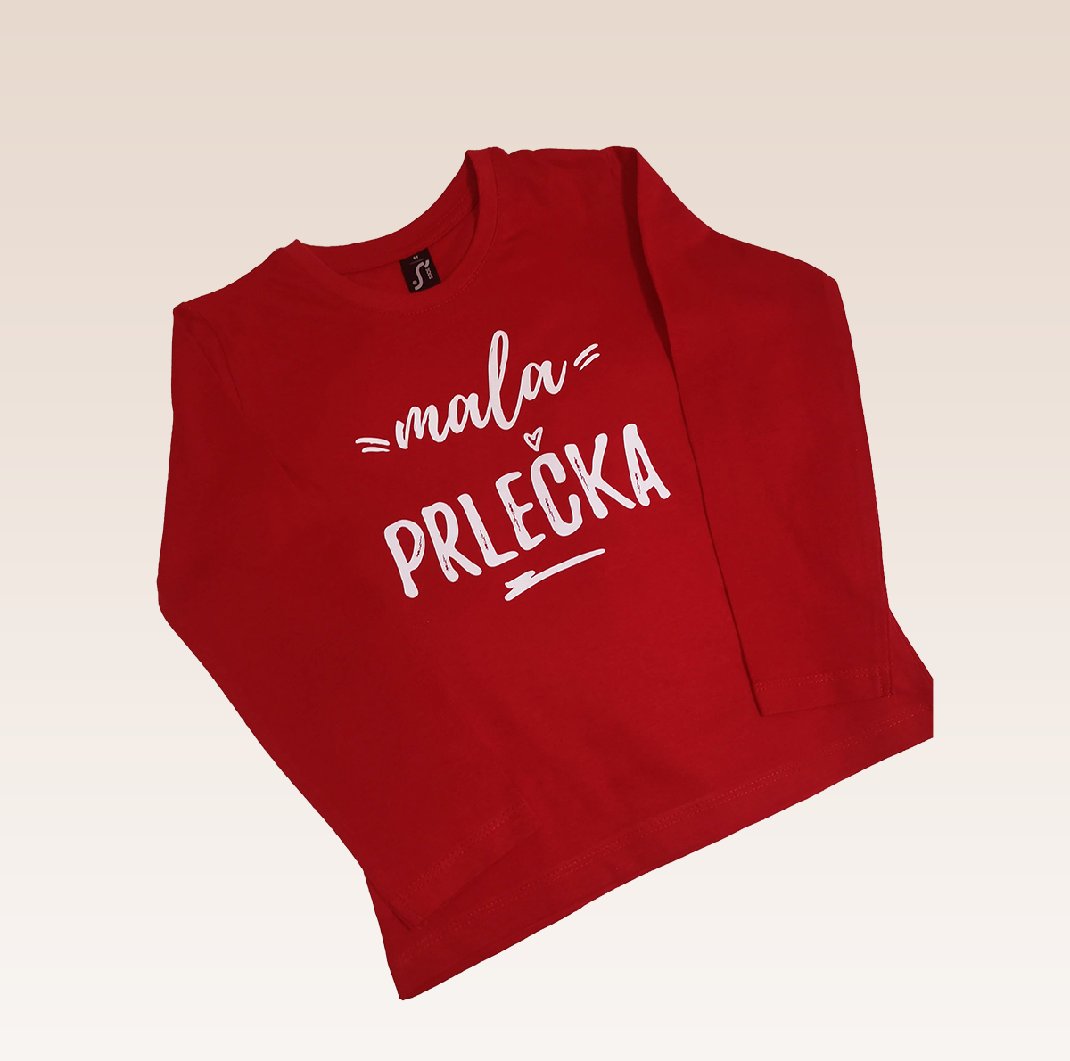 Dekliška majica z dolgimi rokavi Mala Prlečka